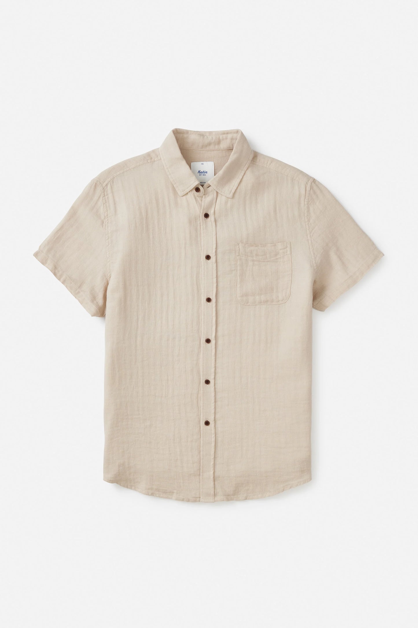 ALAN SOLID SHIRT-SOLID CREAM