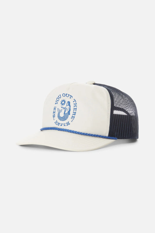 SIREN TRUCKER HAT-VINTAGE WHITE
