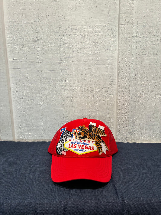 Molly Hats Las Vegas Red