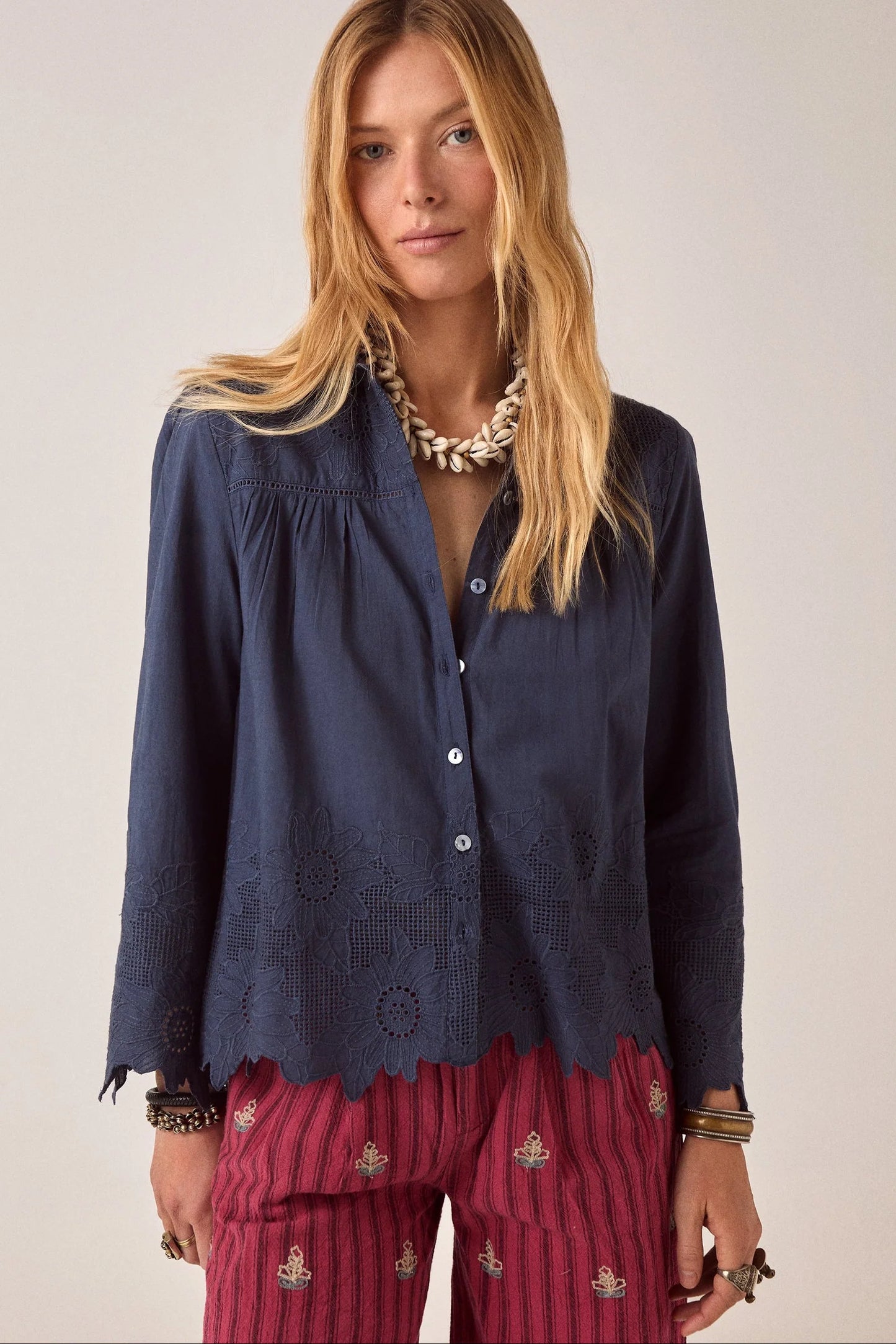 Maison Hotel Arbind Blouse Light Blue