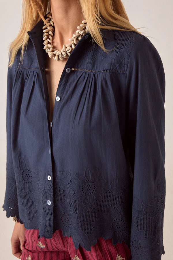 Maison Hotel Arbind Blouse Light Blue