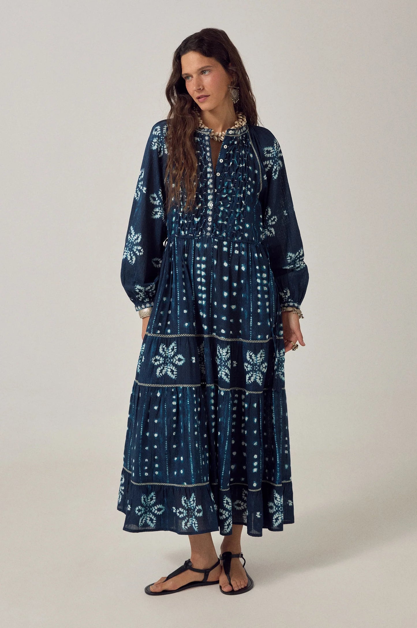 Maison Hotel Kumo Dress Ocean Ink