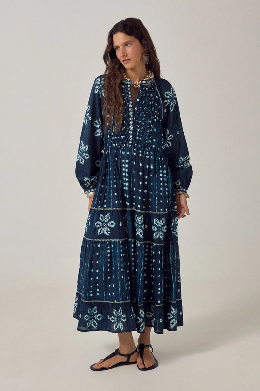 Maison Hotel Kumo Dress Ocean Ink