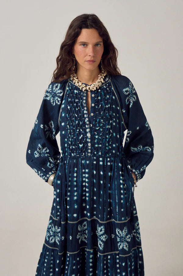 Maison Hotel Kumo Dress Ocean Ink