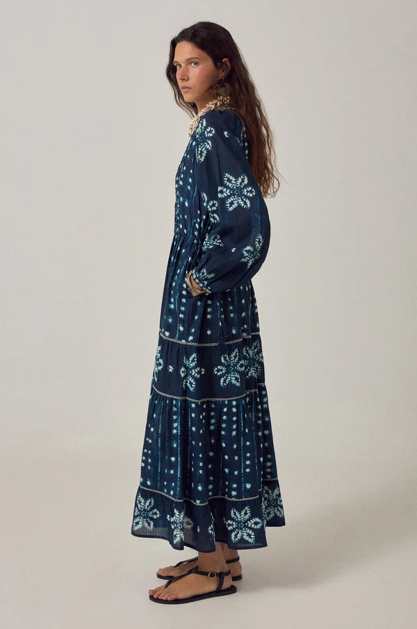 Maison Hotel Kumo Dress Ocean Ink