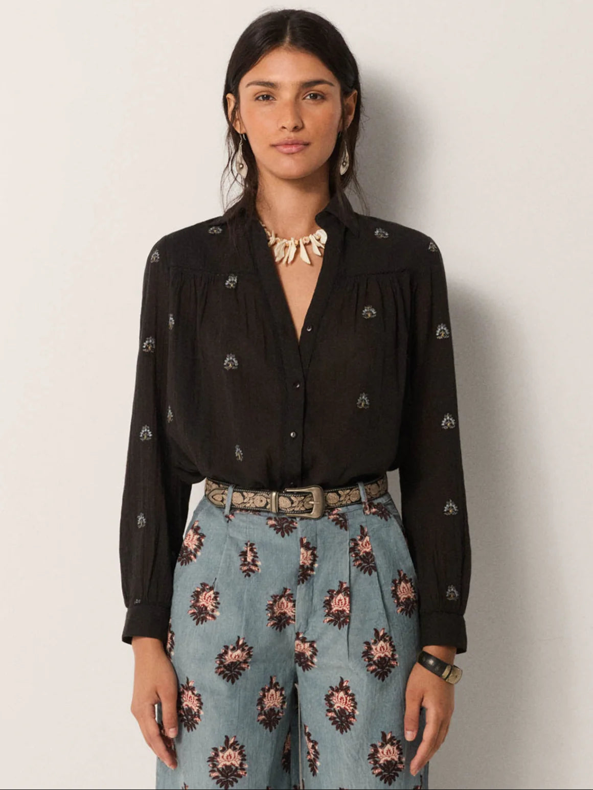 Amrit Blouse - Galaxy Blak