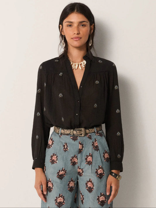 Amrit Blouse - Galaxy Blak