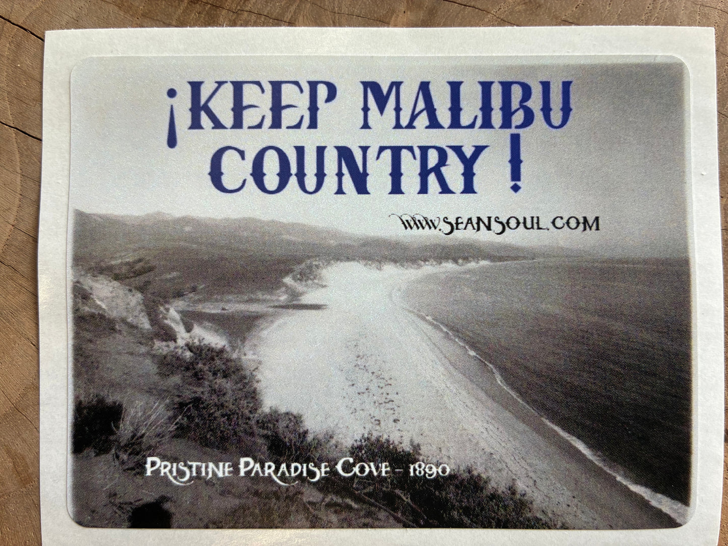 Malibu Surf Sticker Keep Malibu Country