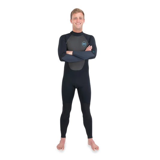 QUANTUM BACK ZIP FULL WETSUIT 3/2MM F/L - MEN'S