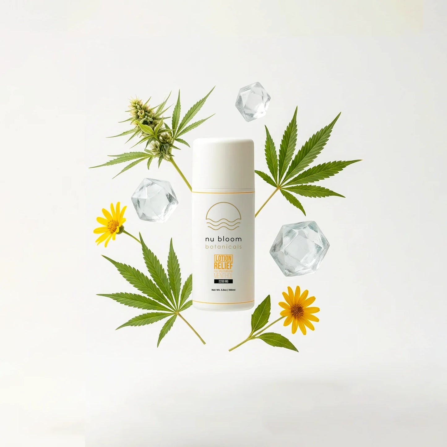 Relief lotion 2200mg CBD fast acting pain support