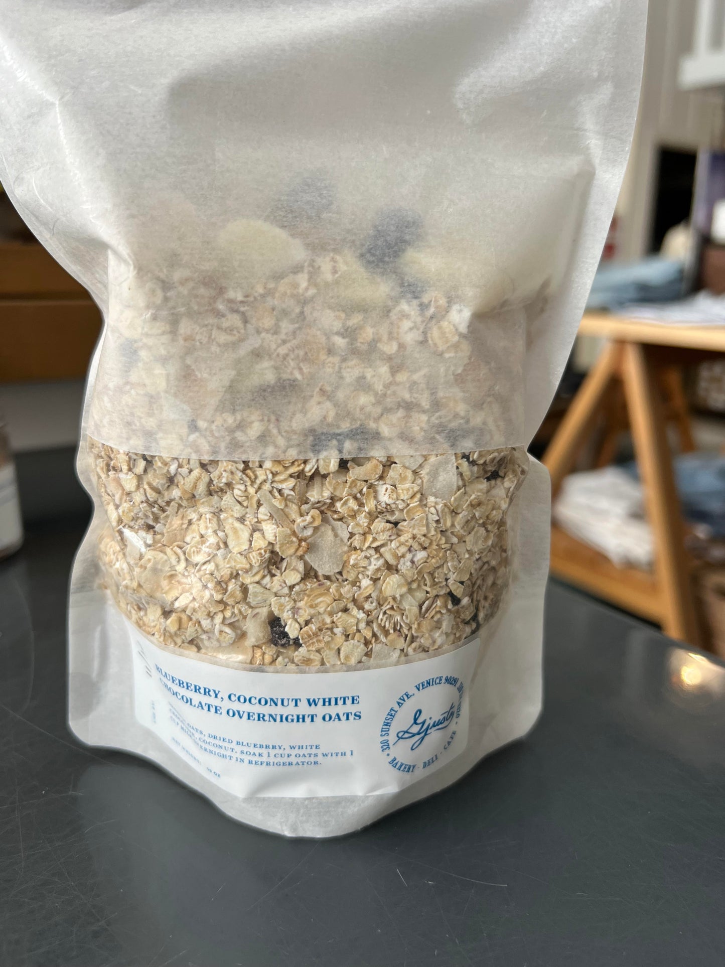 Overnight Oats - Blueberry, Coconut, White Chocolate