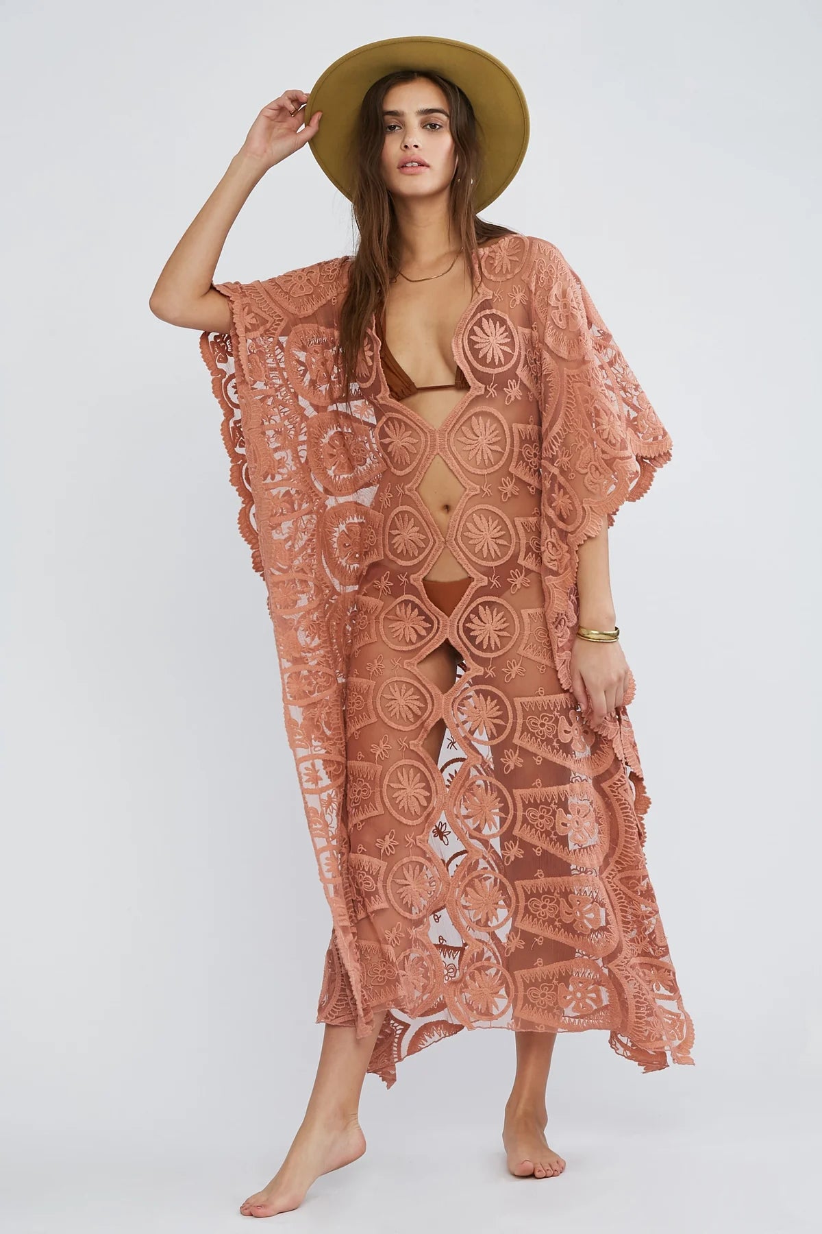 Pixie Mykonos Kaftan Clay Pixie O/S