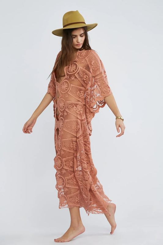 Pixie Mykonos Kaftan Clay Pixie O/S