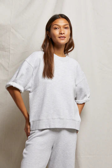 Rebecca cotton short sleeve sweatshirt