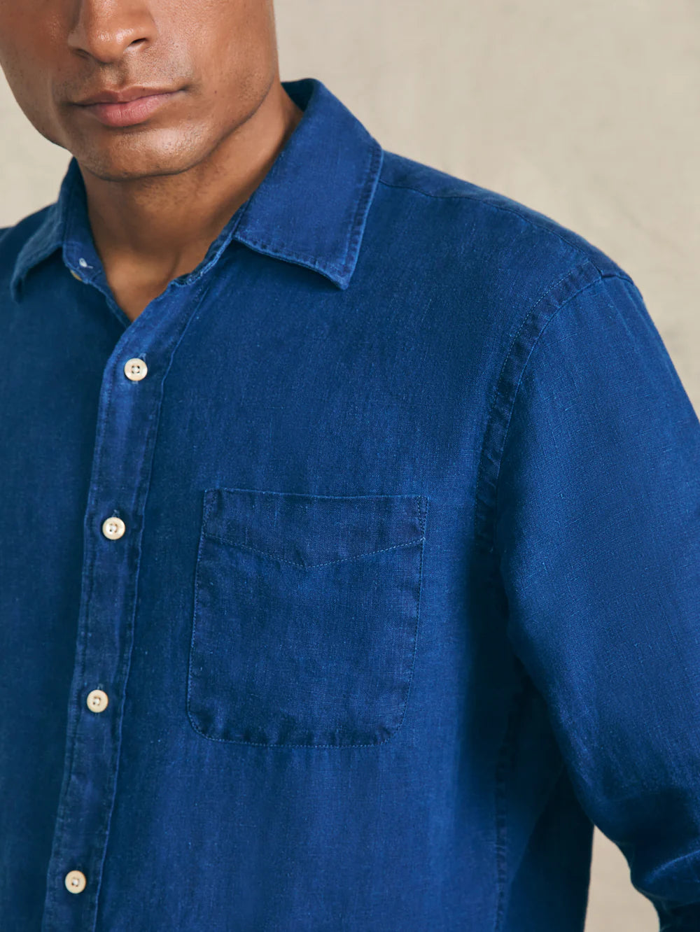 Laguna Linen Shirt-Arroyo Wash