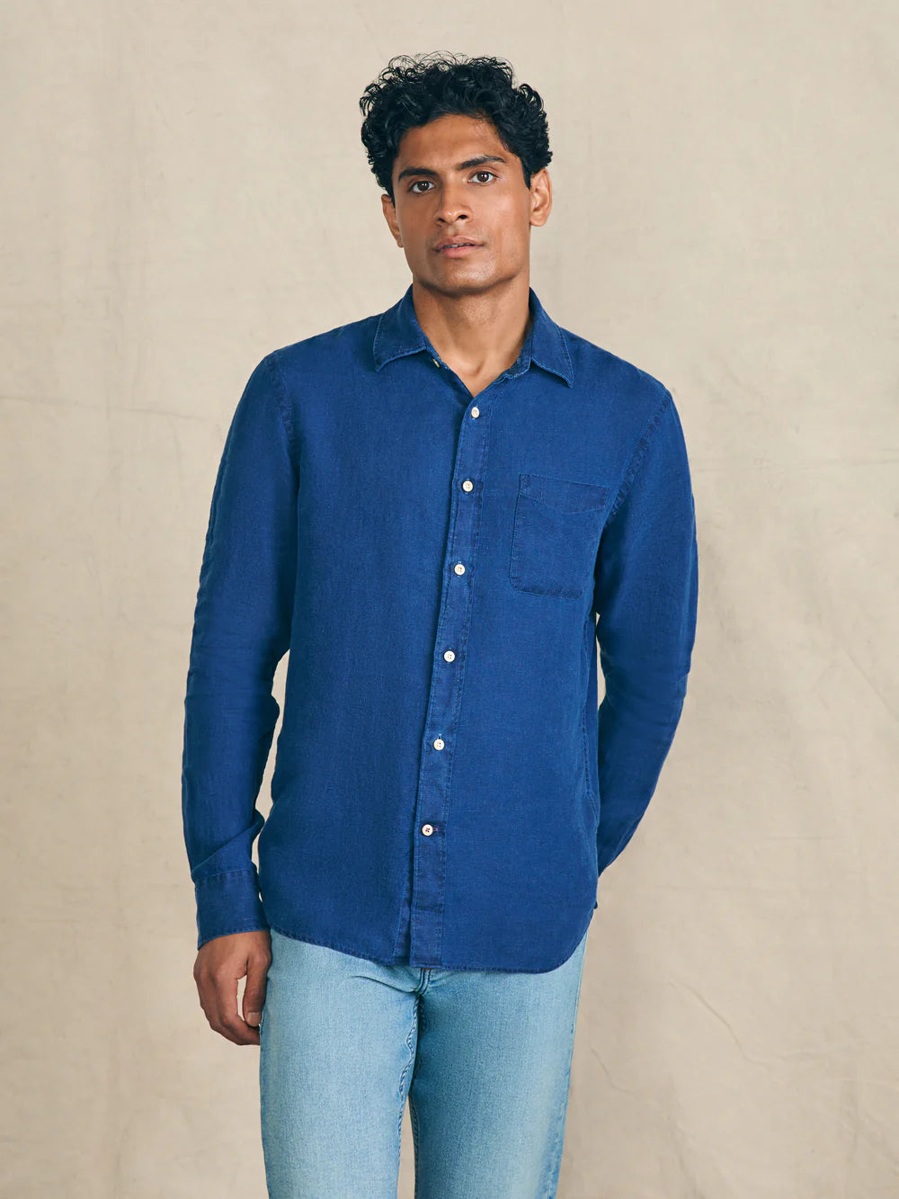 Laguna Linen Shirt-Arroyo Wash