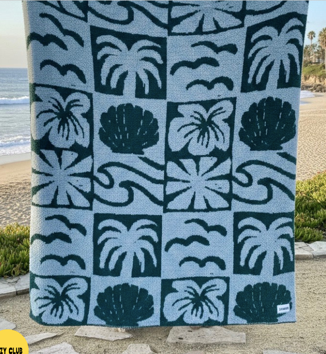 SUNDREAM Laguna Plush throw Marine