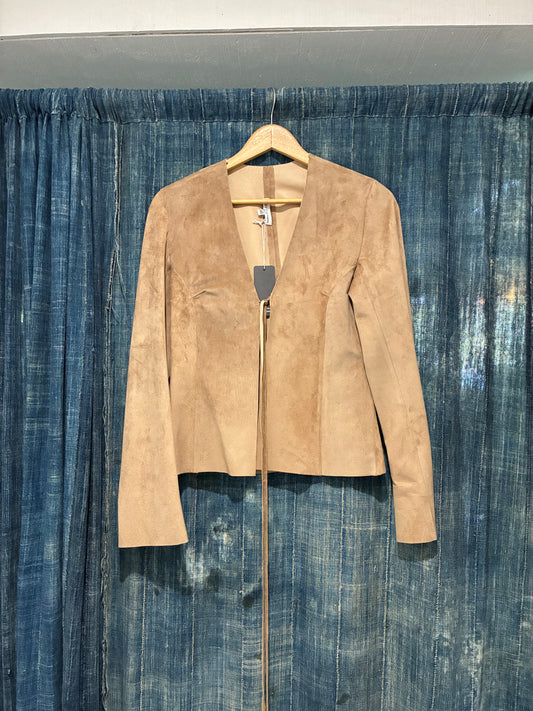 Stavii Suede Jacket Taupe