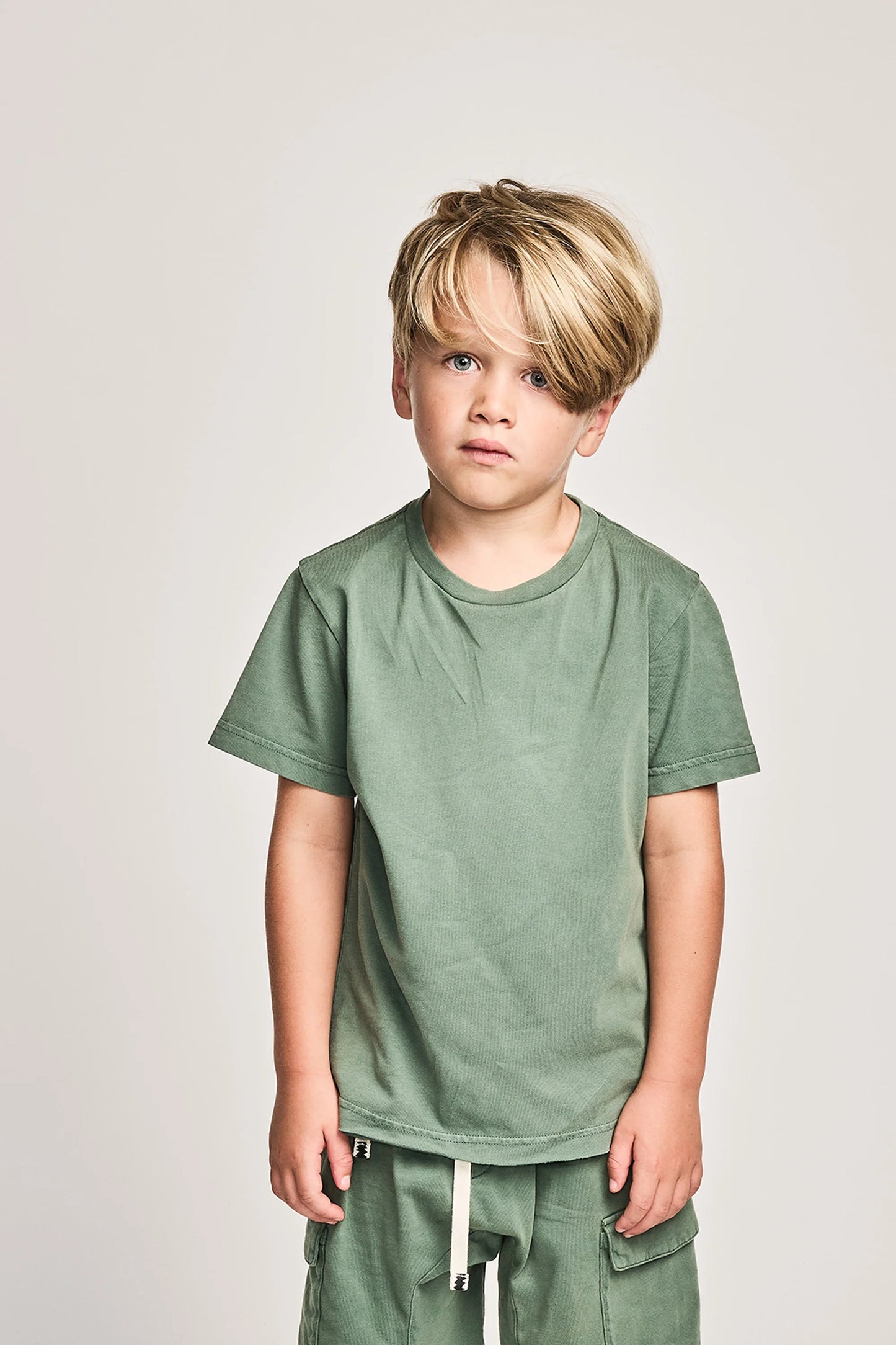 Plain Short Sleeve Tee - New Green