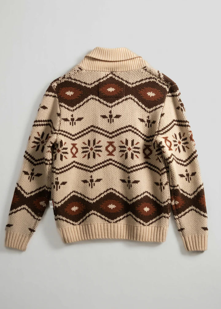Wincha Shawl Sweater - Natural