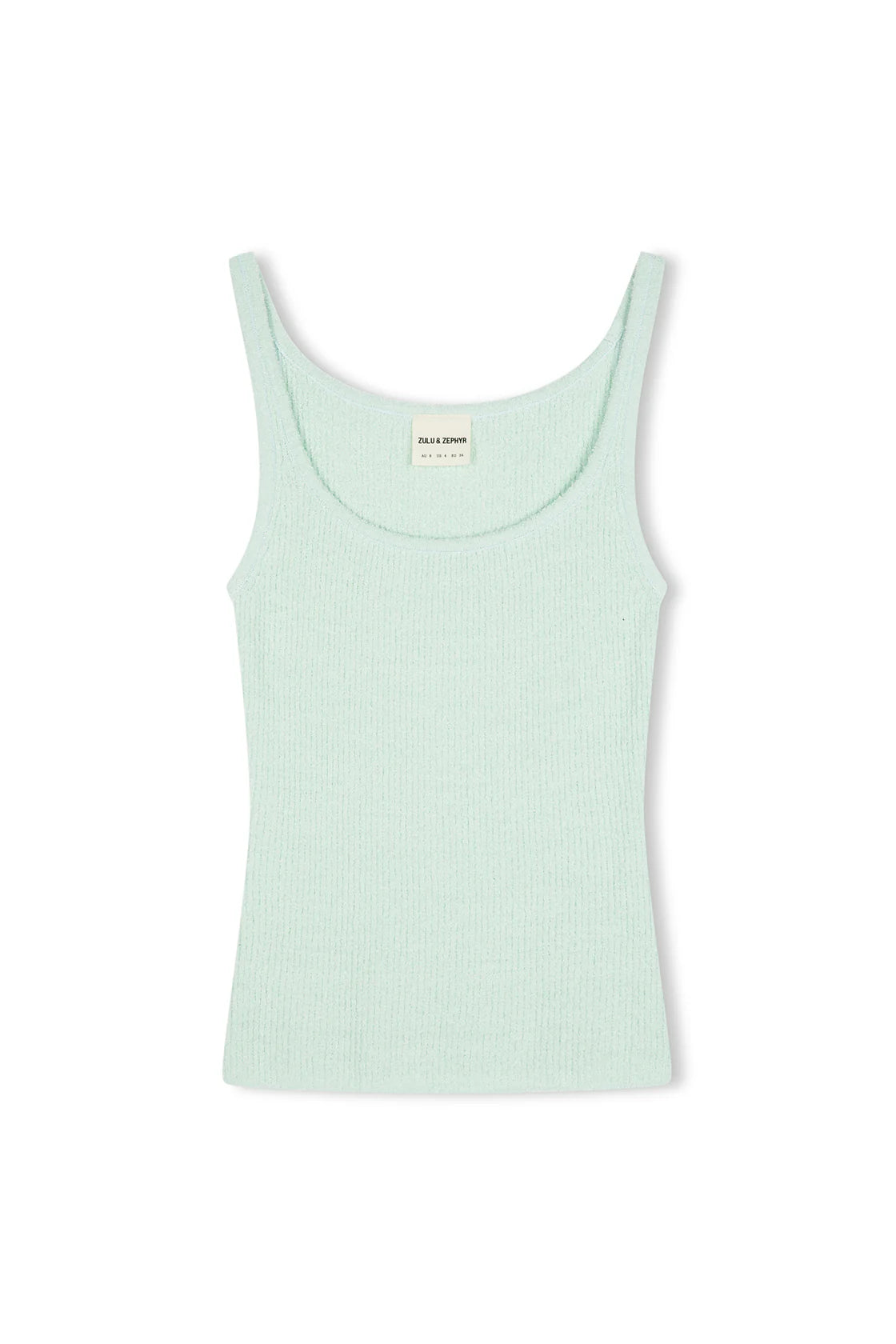 SEAGLASS RIB KNIT TANK