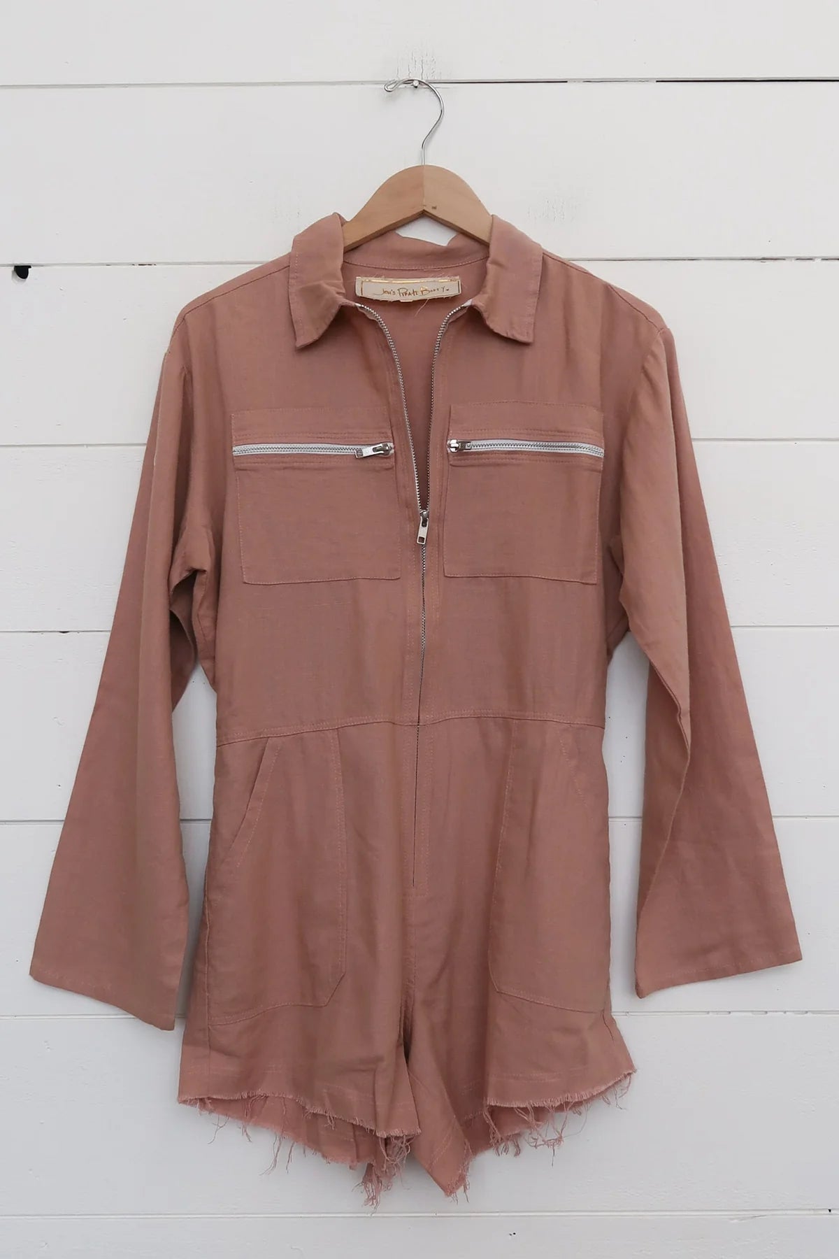 Amazon Palmetto Romper Dusty Pink