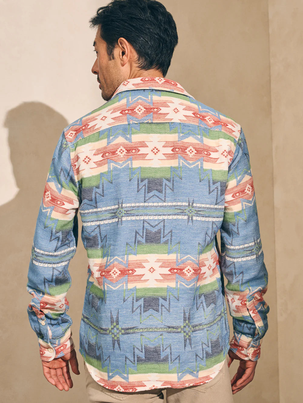 Doug Good Feather Canyon Overshirt Cobalt Star