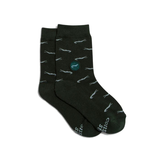 kids socks that protect crocodiles - Toddler