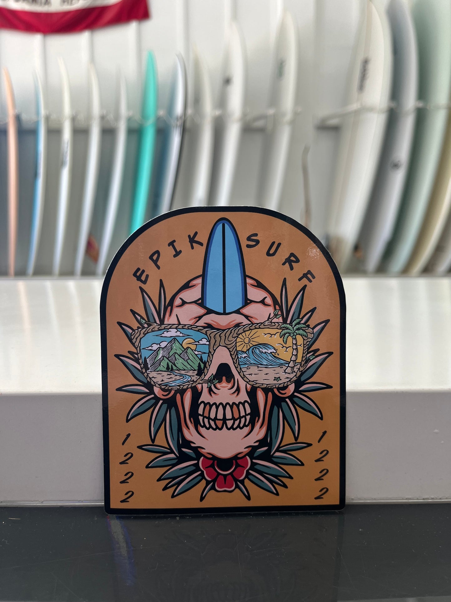 Epik Surf 1222 - Vinyl Stickers