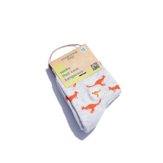 kids socks that save kangaroos - Toddler