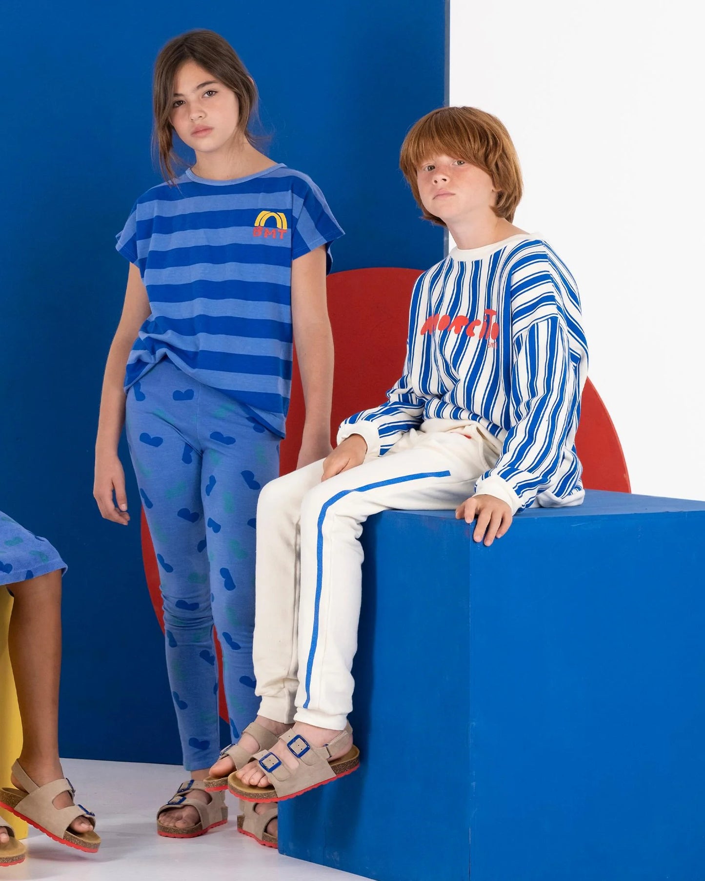 Fleece trouser side stripes