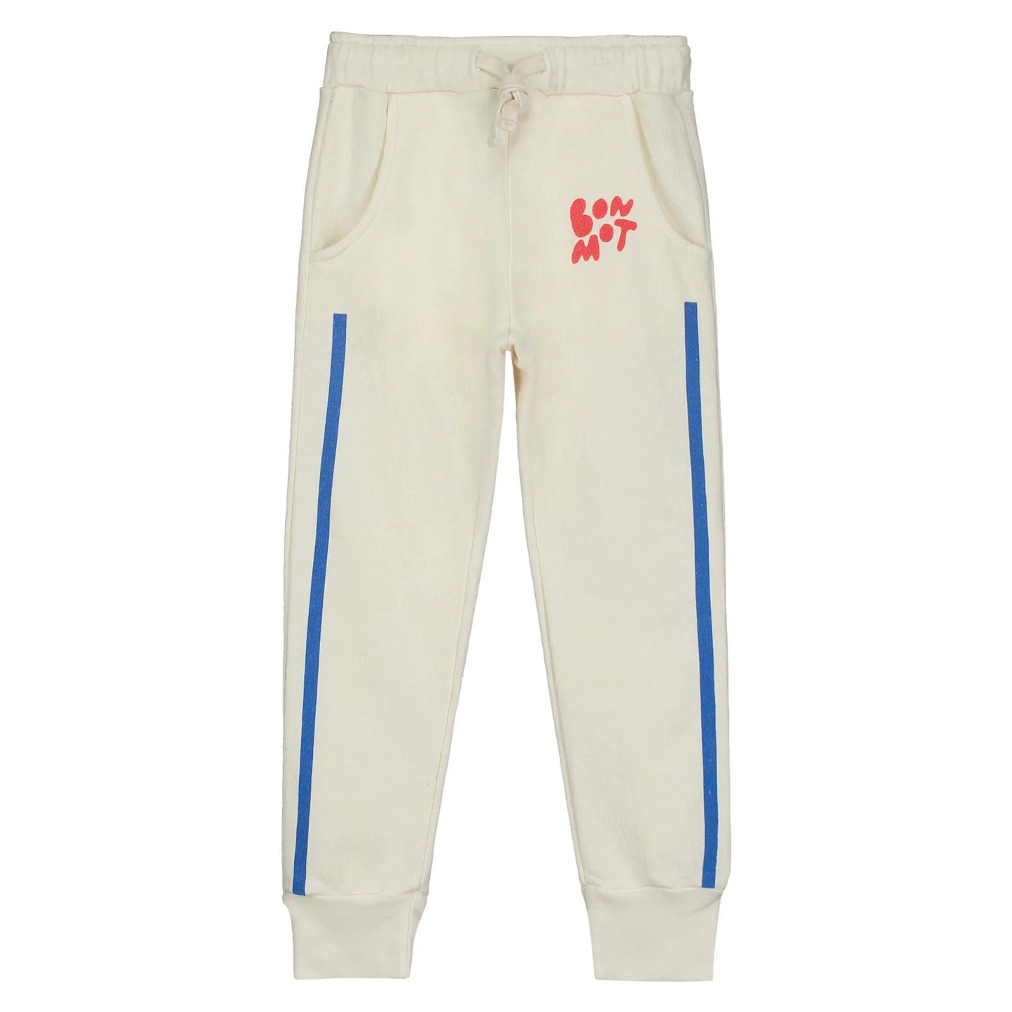 Fleece trouser side stripes