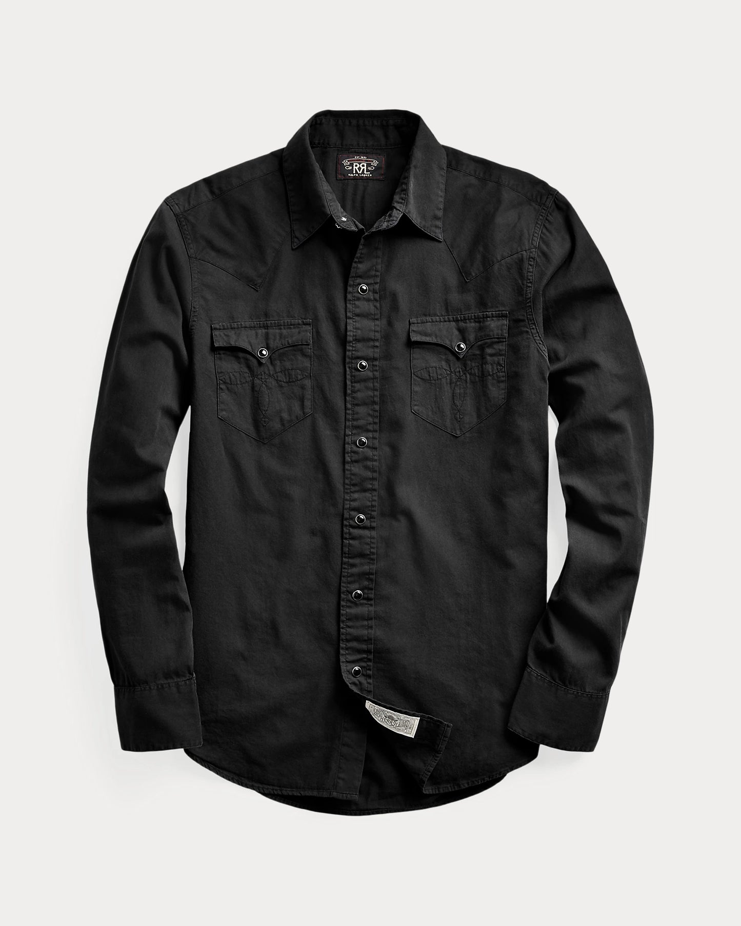Slim Fit Twill Western Shirt