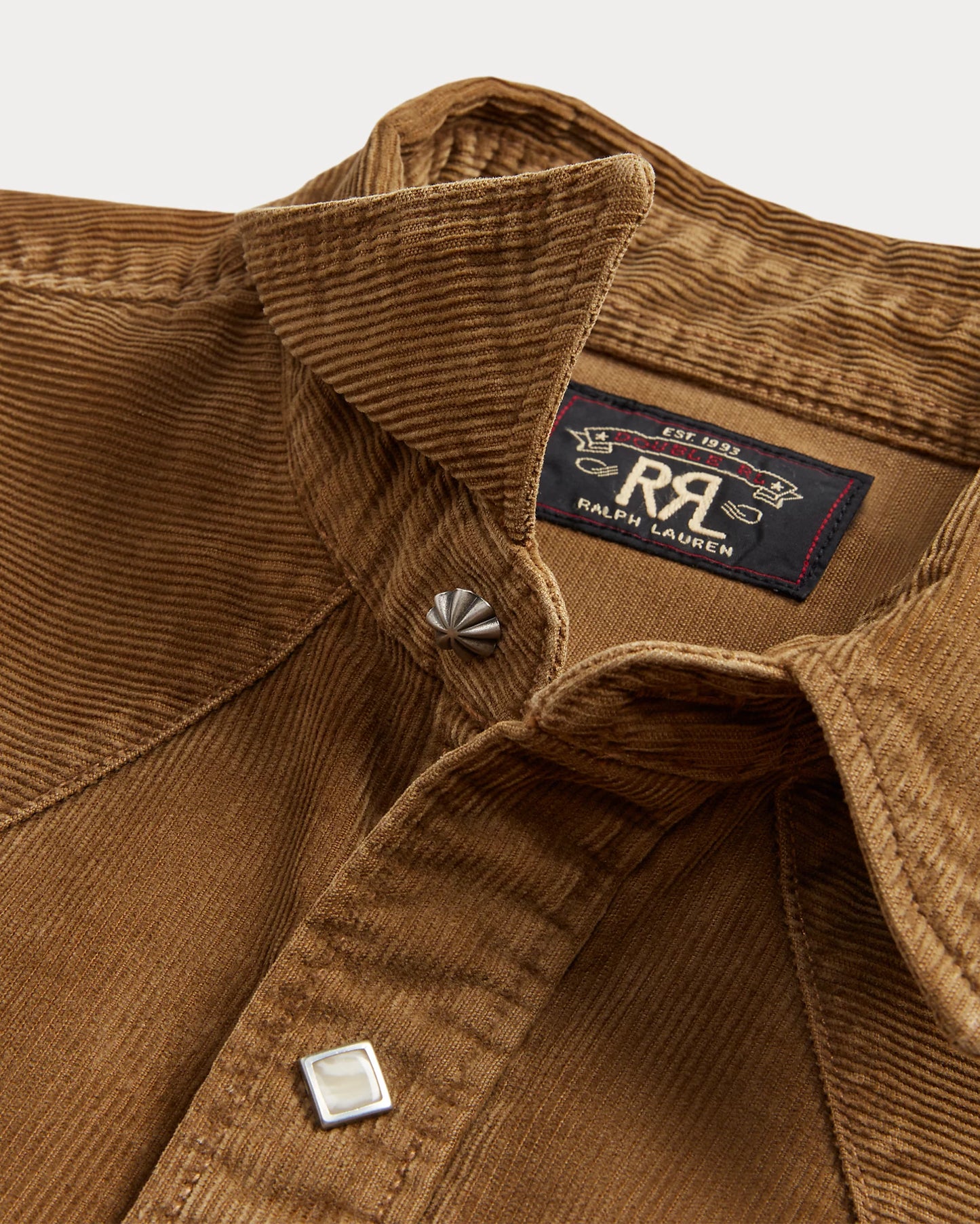 Slim Fit Corduroy Western Shirt