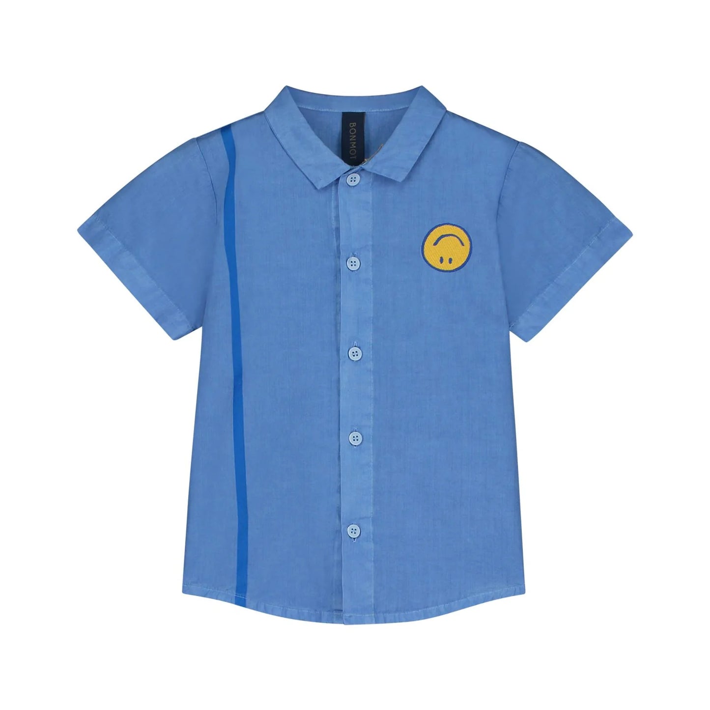 Shirt smiley and side stipe