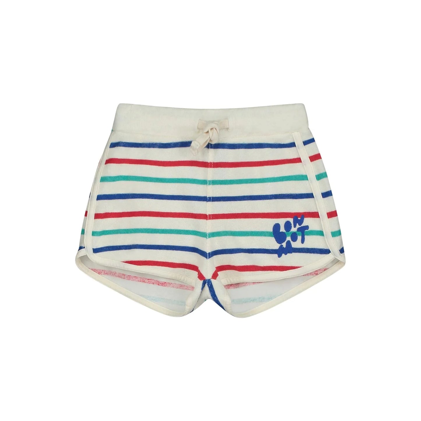 Terry short multicolor stripes