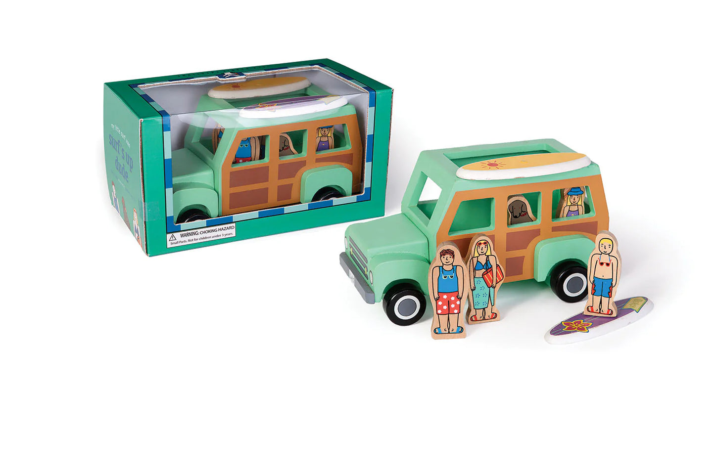 Surf's Up Dude Magnetic Truck Toy Set