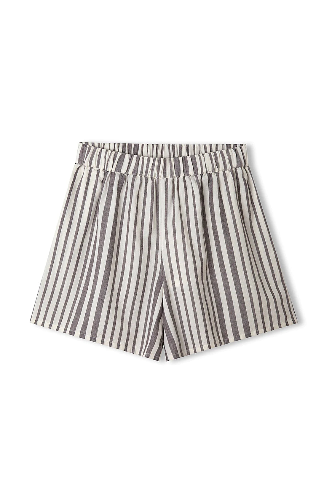 PLUM STRIPE ORGANIC COTTON SHORT