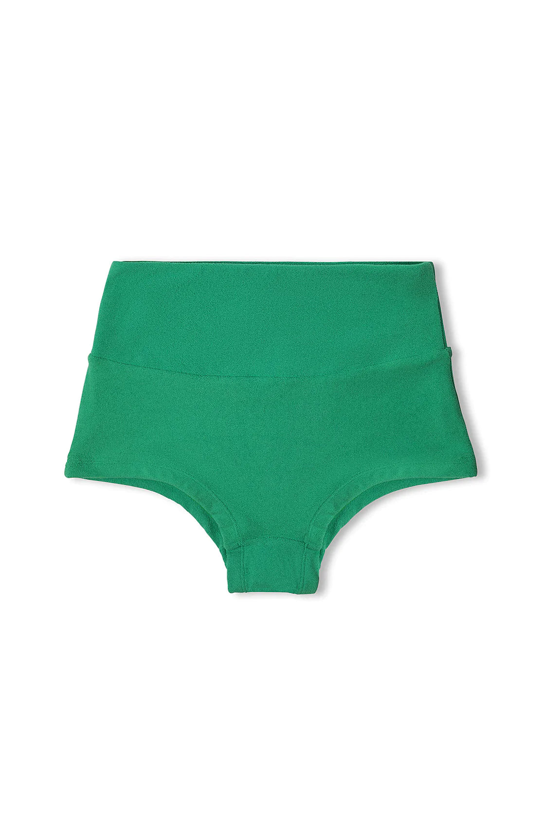 Green Towelling Boy Short