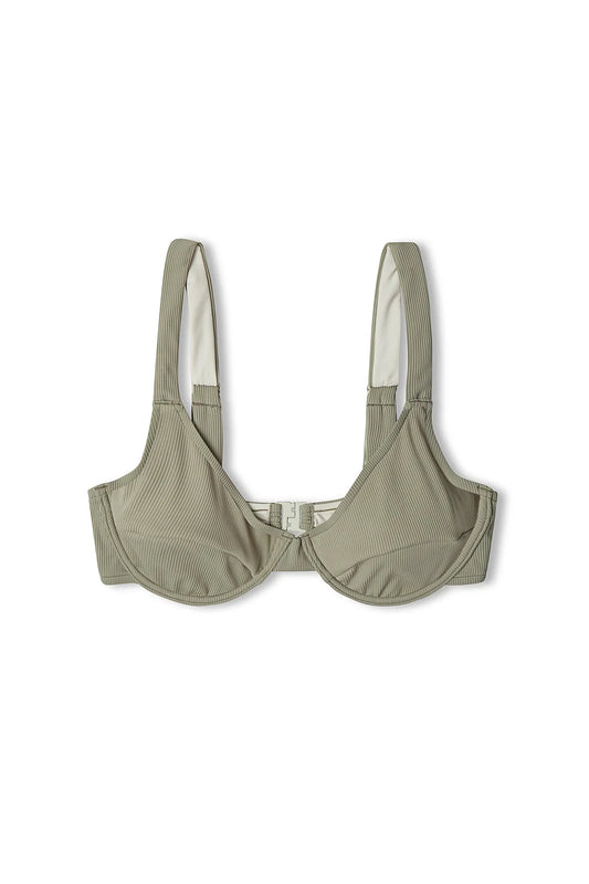 MOSS RIB BALCONETTE BRA