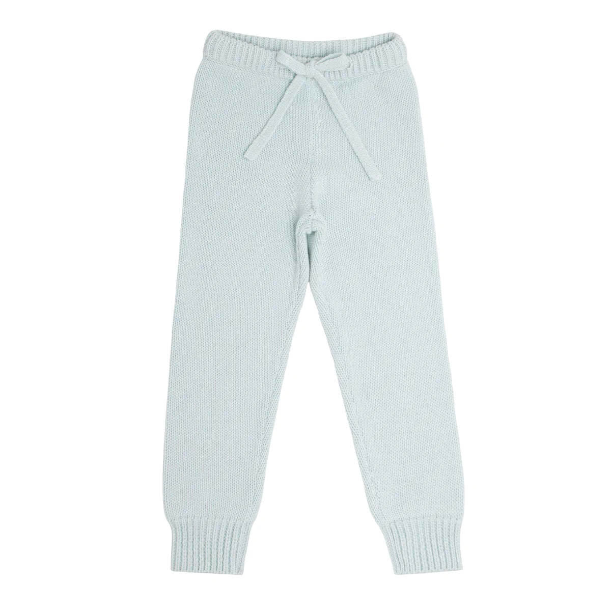 Unisex Light Blue Knit Pant