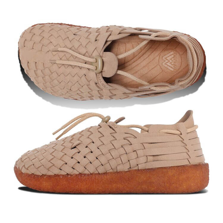 LATIGO/ Vegan Suede/ Crepe/ Beige Unisex